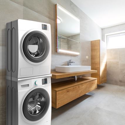 Meliconi 656116 - Проміжна вставка для пральної машини та сушарки 46 см біла