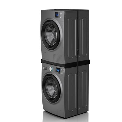 Meliconi 656138 - Проставка для пральної машини та сушарки, 70 см, чорна