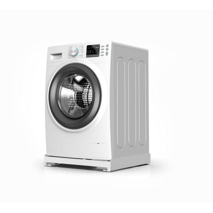 Meliconi 656146 - Антивібраційна підставка під пральну машину з висувними коліщатками 61 см біла