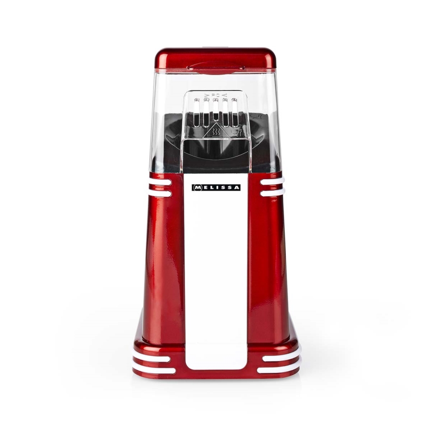 Melissa - ретро-попкорниця на гарячому повітрі 1200 Вт/230 В червона