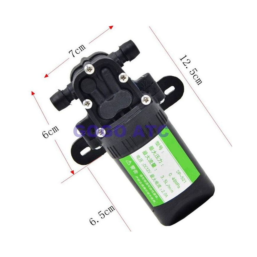 Мембранний самовсмоктуючий насос 12V 3,5l/min