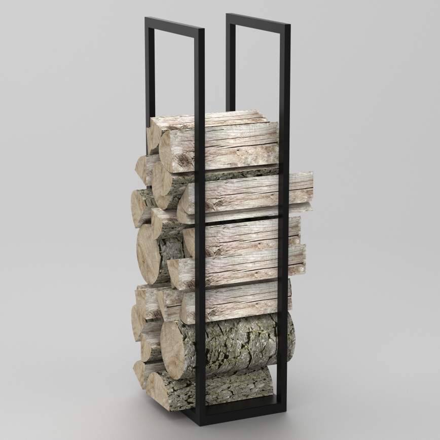 Металева підставка для дерева 120x40 см чорний