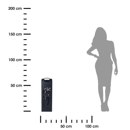Металева стійка для парасоль INDUSTRIAL 60x21 см чорний