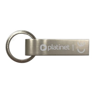 Металевий водонепроникний Flash Disk USB 64GB матовий хром