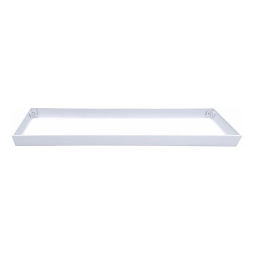 Металлическая рамка для установки LED-панелей STELLA 120×30 см, белая
