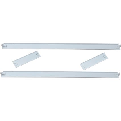 Металлическая рамка для установки LED-панелей STELLA 120×30 см, белая