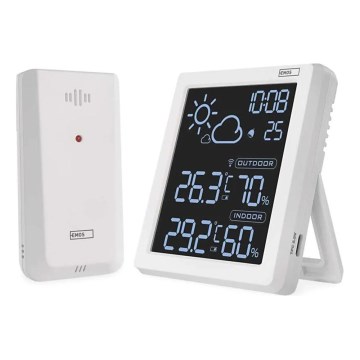 Метеостанція 5V 2xAAA + 2xAAA чорна