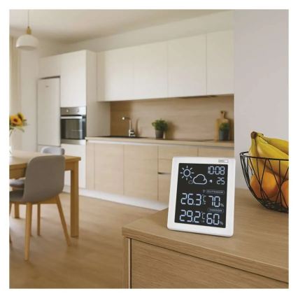 Метеостанція 5V 2xAAA + 2xAAA чорна