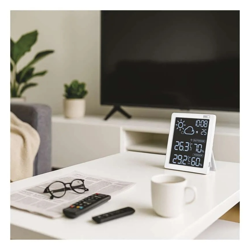 Метеостанція 5V 2xAAA + 2xAAA чорна