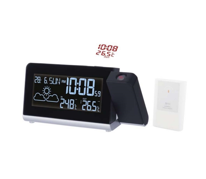 Метеостанція з РК-дисплеєм 2× 1,5 V AA