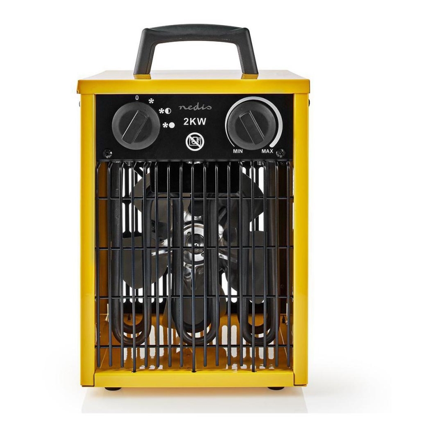 Міцний вентилятор з нагрівальним елементом 1000-2000W/230V IP24