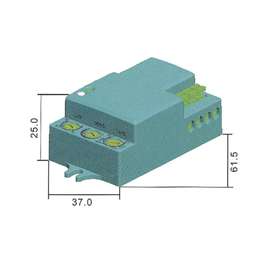 Мікрохвильовий датчик руху MW B 360° 1200W/230V білий