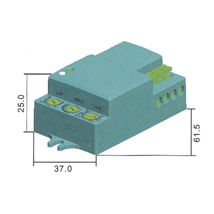 Микроволновый датчик движения MW B 360° 1200W/230V белый