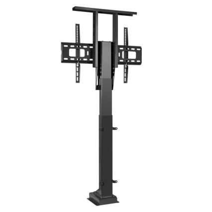 MK FLORIA MKF-19DM648 - Напольный кронштейн для ТВ 37-65 черный SCHUKO + дистанционное управление