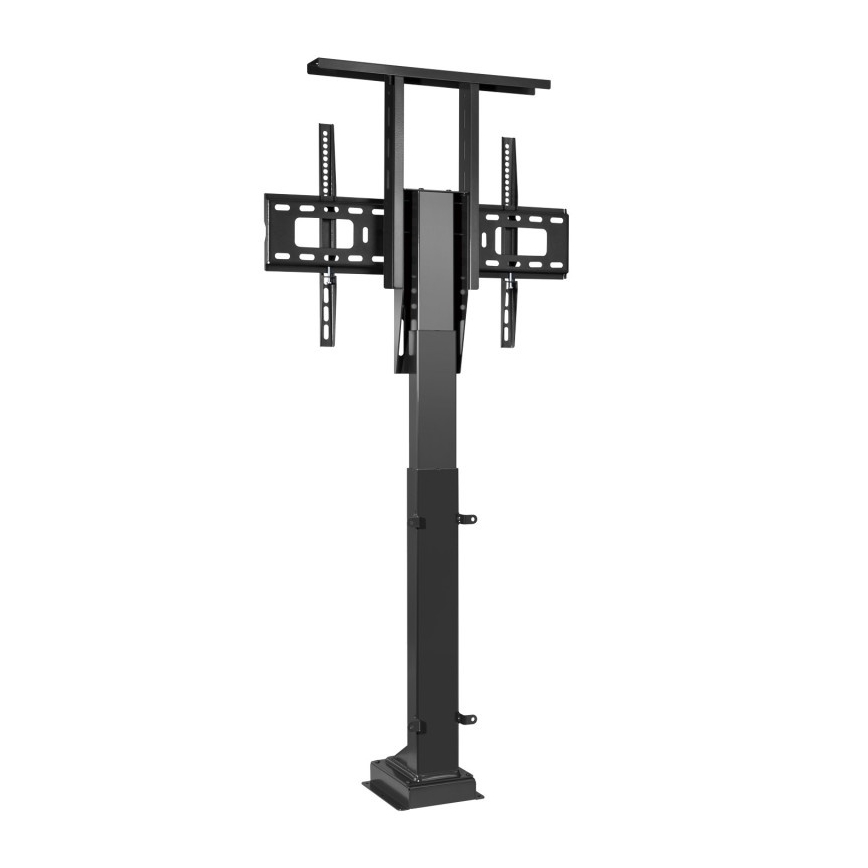 MK FLORIA MKF-19DM648 - Напольный кронштейн для ТВ 37-65 черный SCHUKO + дистанционное управление