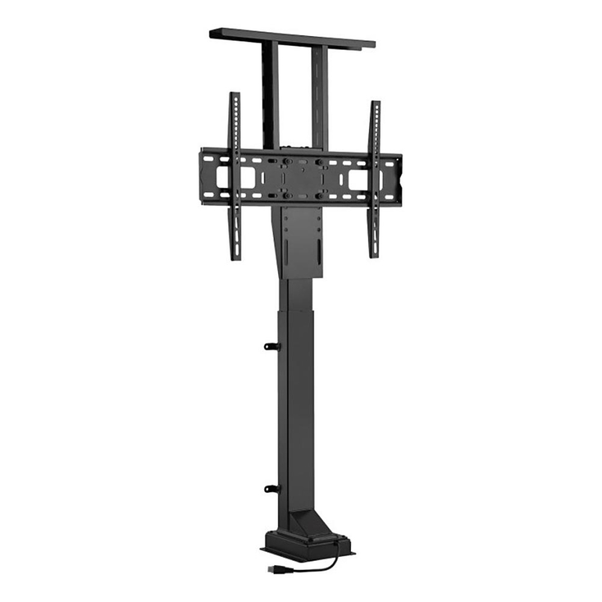 MK FLORIA MKF-19DM648 - Підлоговий кронштейн для ТВ з шарніром 37-65" чорний + пульт дистанційного керування