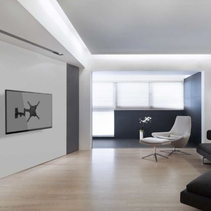 MK FLORIA MKF-21DP224 - Настінне кріплення для телевізора з шарніром 46 чорне