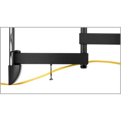 MK FLORIA MKF-23DP444 - Кронштейн для ТВ с шарниром 65" черный