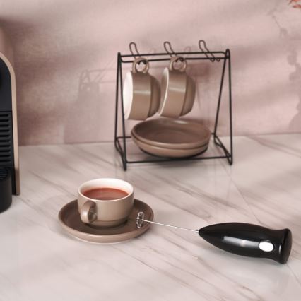 MK FLORIA MKF-23MF10B - Спінювач молока 2xAA чорний