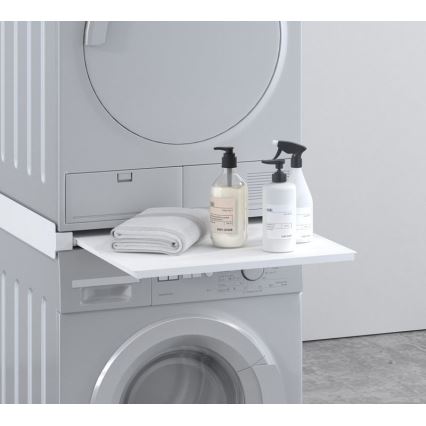 MK FLORIA MKF-23MZ601 - Проміжна деталь для пральної та сушильної машини з висувним механізмом 60 см білий
