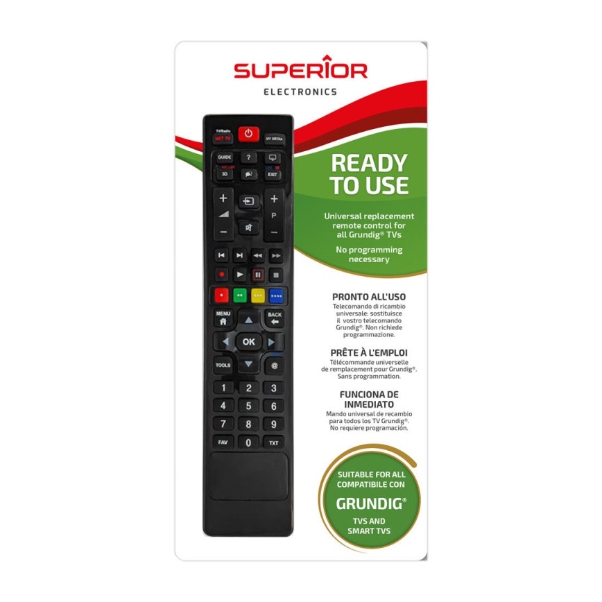 MK FLORIA Superior RC UNI TV Grundig - Змінний пульт дистанційного керування для телевізорів марки Grundig