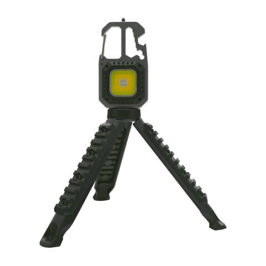 Многофункциональный светодиодный аккумуляторный фонарь с подставкой LED/USB-C 400 мАч