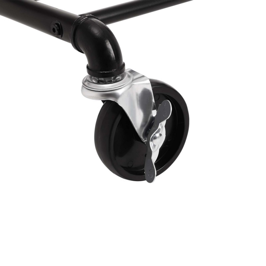 Мобільна підлогова вішалка LINEA, чорна