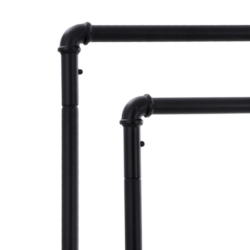 Мобільна підлогова вішалка LINEA чорна