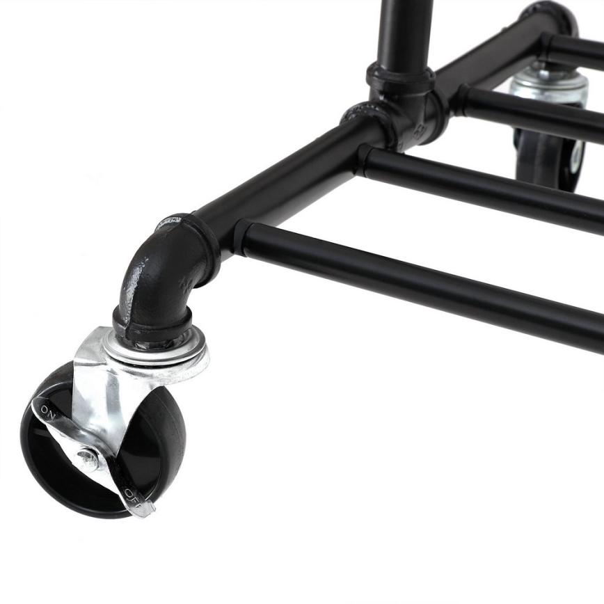 Мобільна підлогова вішалка LINEA, чорна