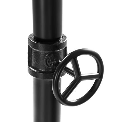 Мобільна підлогова вішалка LINEA коричнева/чорна