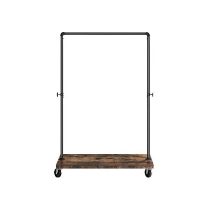 Мобільна підлогова вішалка LINEA коричнева/чорна