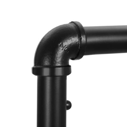 Мобільна підлогова вішалка LINEA коричнева/чорна