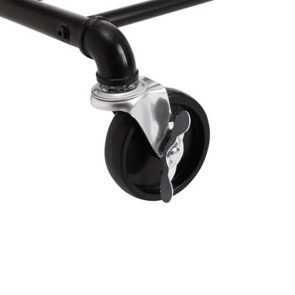 Мобильная напольная вешалка LINEA чёрная