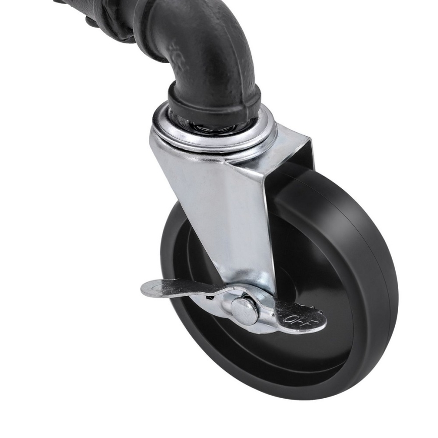 Мобильная напольная вешалка LINEA, чёрная