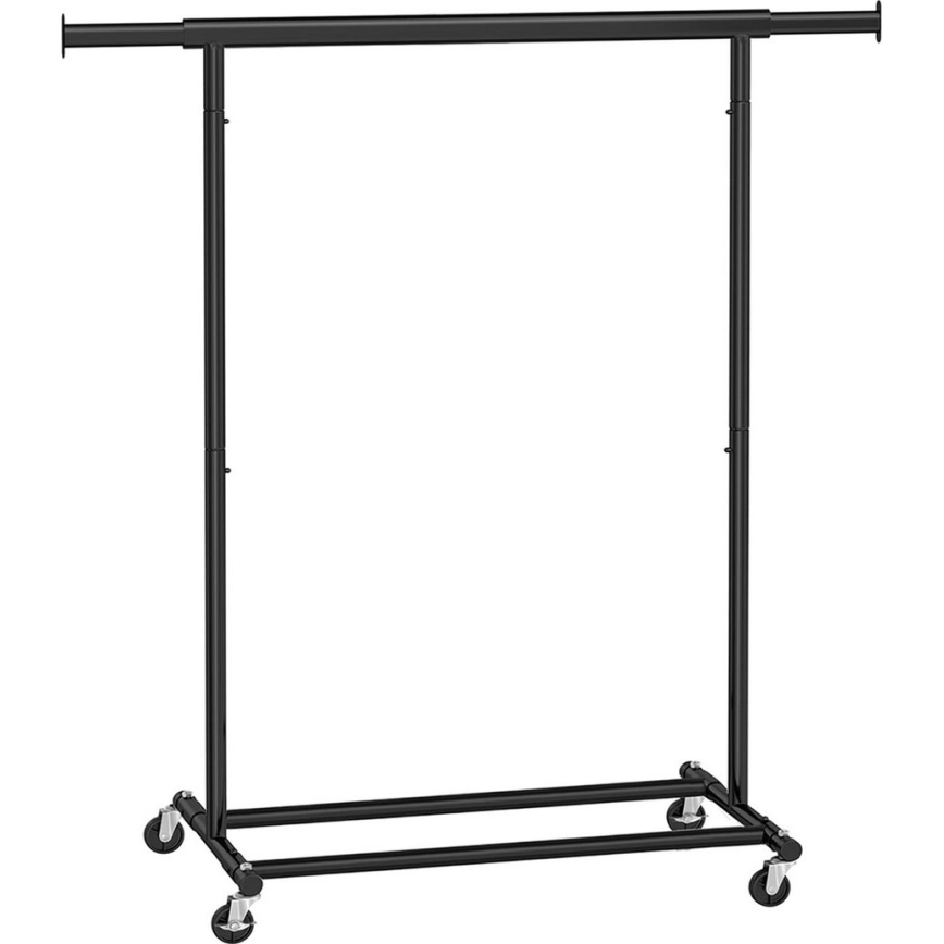 Мобильная напольная вешалка LINEA — чёрная