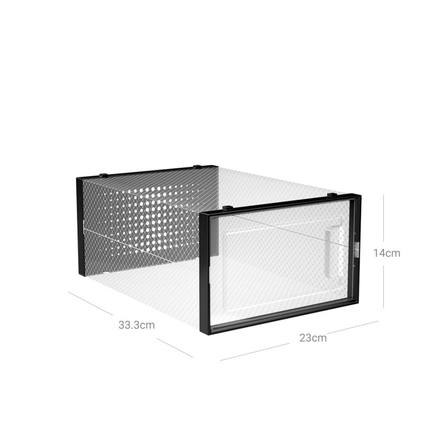 Модульний стелаж з відсіками BOXIFY — чорний