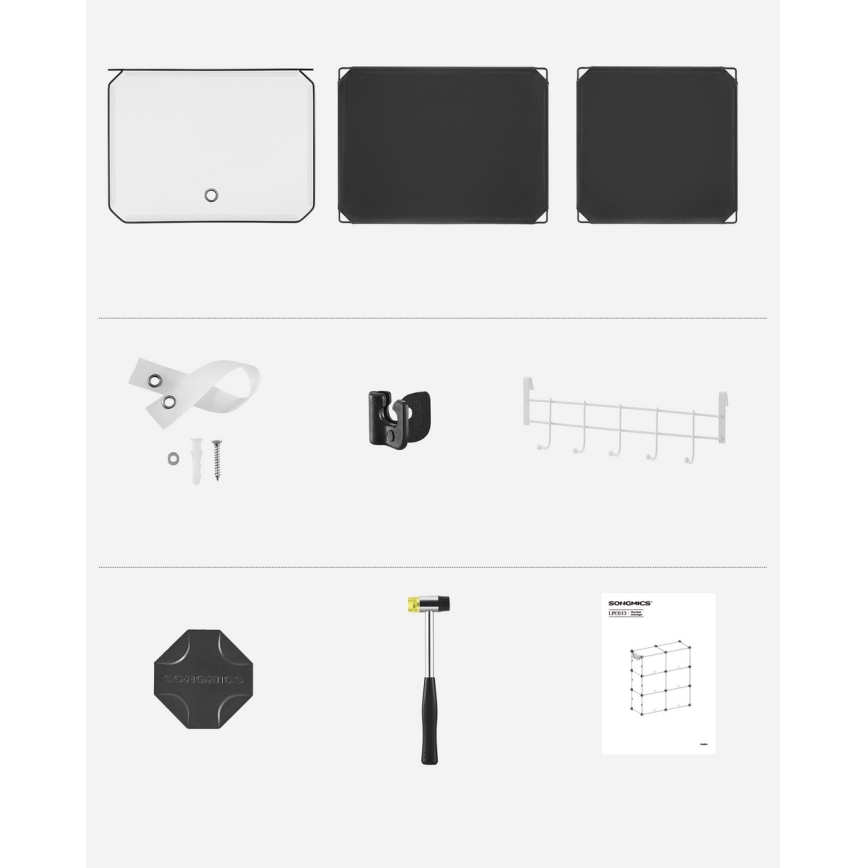 Модульный стеллаж с отделениями BOXIFY, черный