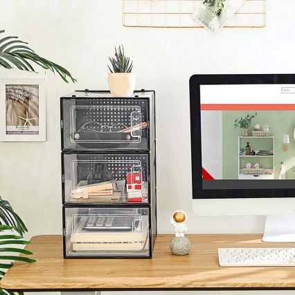 Модульный стеллаж с отделениями BOXIFY черный