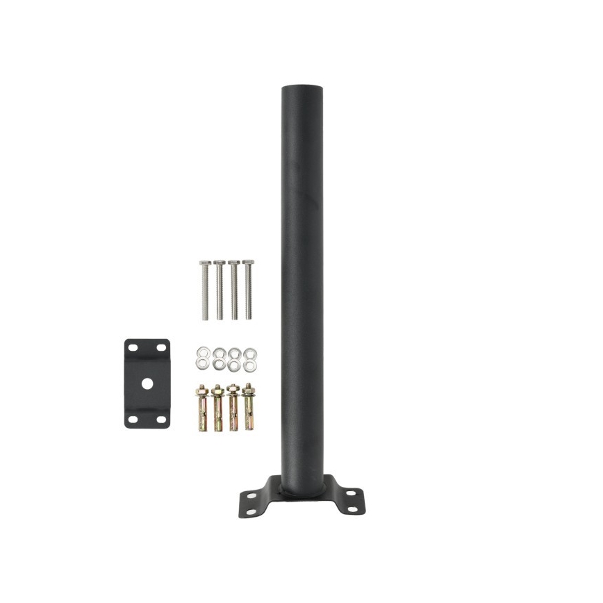 Монтажний кронштейн для зовнішнього освітлення BASE, діаметром 48 мм, чорний