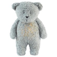 Moonie - Детский ночник медвежонок серый