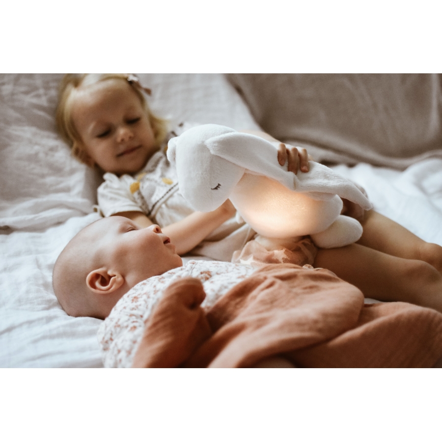 Moonie - Игрушка для засыпания с музыкой и светом зайчик облако