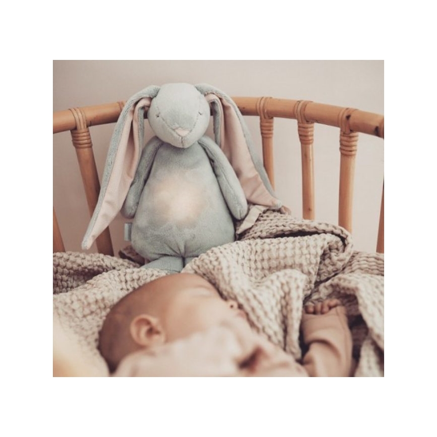 Moonie - Игрушка для засыпания с музыкой и светом зайчик облако