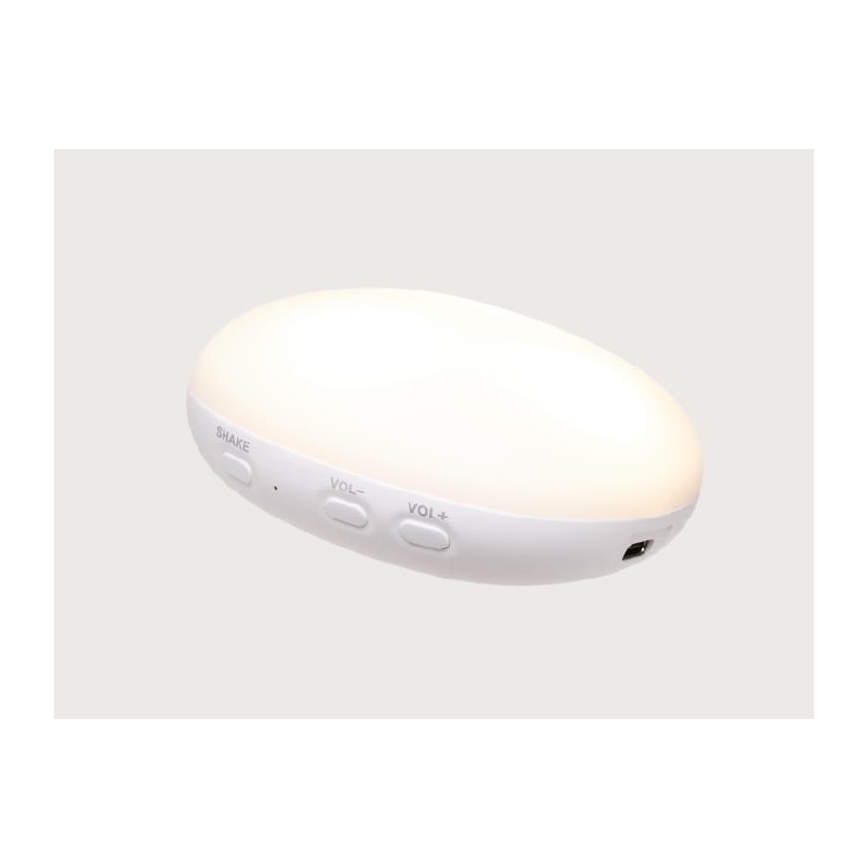 Moonie - Игрушка для засыпания с музыкой и светом кролик 2.0 органический капучинo