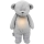 Moonie - Іграшка-комфортер з мелодією і світлом ведмедик сріблястий