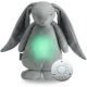 Moonie - Іграшка-комфортер з мелодією і світлом зайчик сріблястий