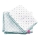 MOTHERHOOD - Постільна білизна бавовняна муслінова до дитячого ліжечка Pro-Washed двочастинна синій