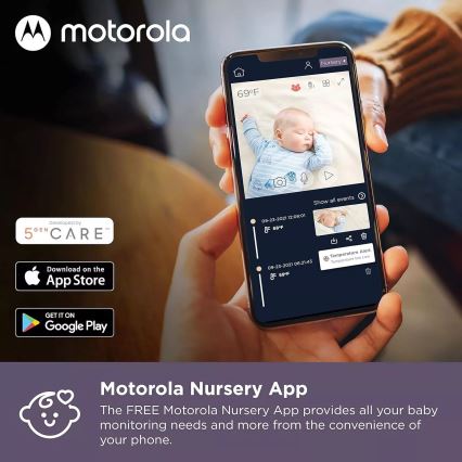 Motorola VM65X - Умная аккумуляторная радионяня Wi-Fi