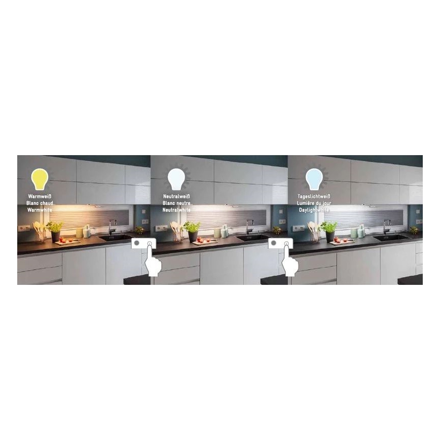Müller-Licht - Светодиодная лампа для подсветки кухонной столешницы с датчиком CASSIA LED/8W/230V 3000/4000/6500K