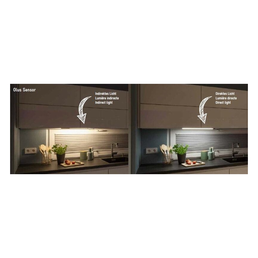 Müller-Licht - Светодиодная лампа для подсветки кухонной столешницы с датчиком OLUS LED/11W/230V 3000/4000K