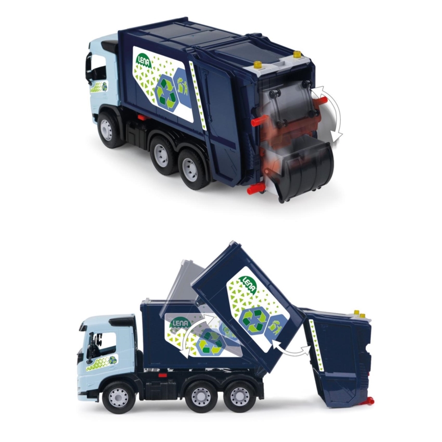 Мусоровоз Volvo WORXX, 53 см, синий/чёрный